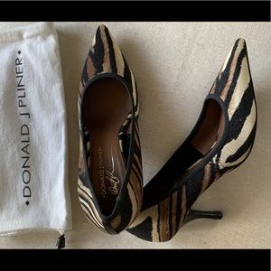Donald Pliner Zebra Print Heels